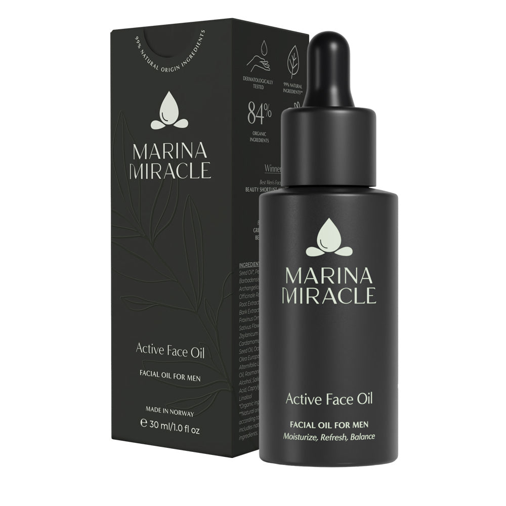 Active Face Oil - For menn - 30 ml