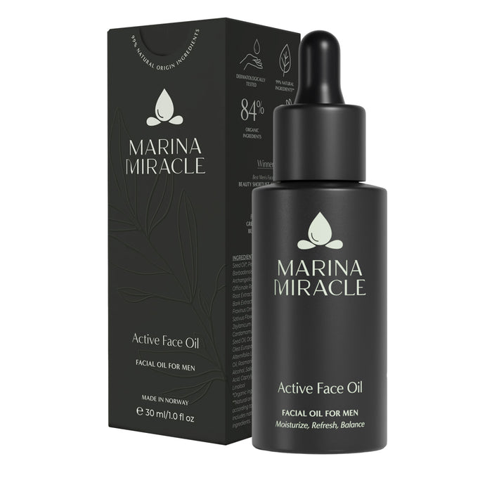 Active Face Oil - For menn - 30 ml