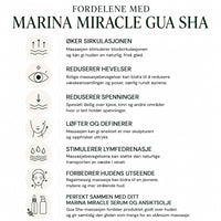 Marina Miracle Massasjestein - Gua Sha Moonstone