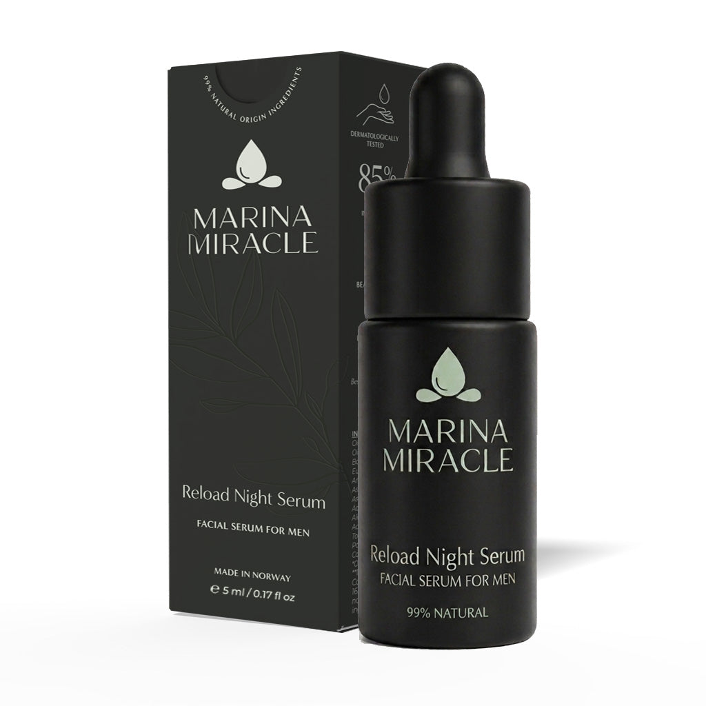 Reload Night Serum er et prisvinnende nattserum for menn og herrer. Nattserumet erstatter nattkrem og gir en effektiv behandling i løpet av natten.