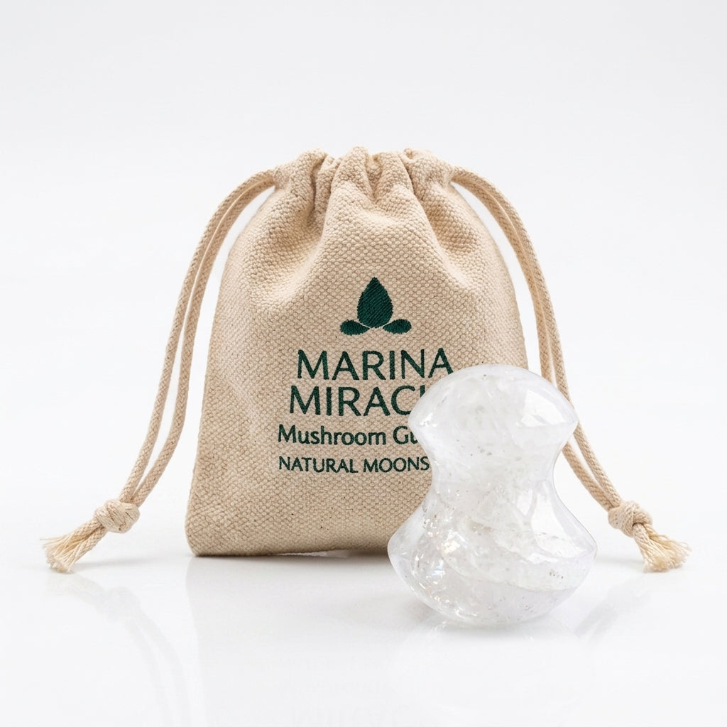 Marina Miracle Massasjestein - Gua Sha Moonstone